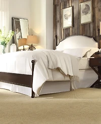 Swindon Cream Curved Top Poster Bed, Queen