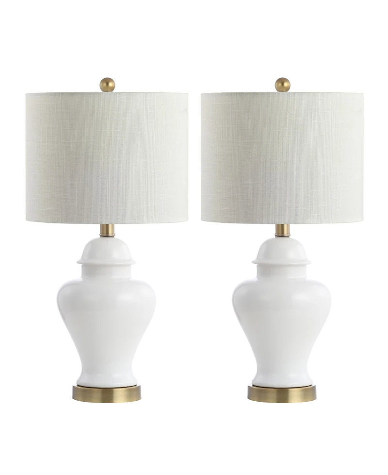 Qin Classic Cottage Led Table Lamp, Set of 2