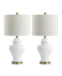 Qin Classic Cottage Led Table Lamp, Set of 2