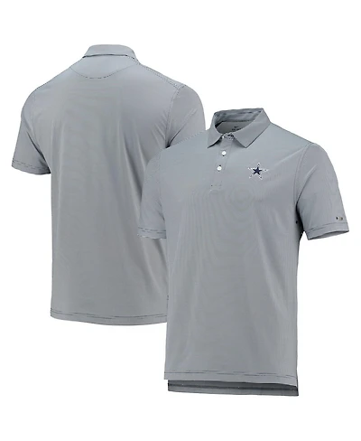 Men's Nike Golf Navy Dallas Cowboys Player Control Stripe Performance Polo Shirt