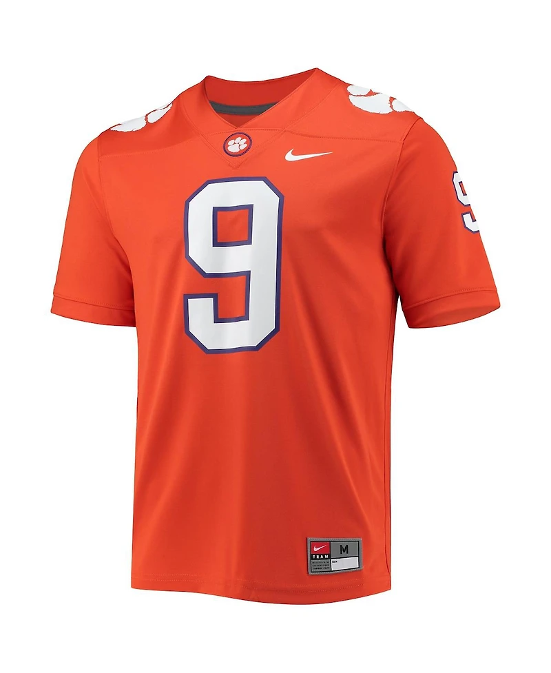 Men's Travis Etienne Orange Clemson Tigers 2021 Draft Class Game Jersey