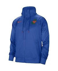 Men's Royal Florida Gators Windrunner Raglan Full-Zip Jacket