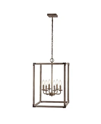 Jonathan Y Magnolia -Light Adjustable Rustic Farmhouse Led Pendant