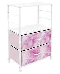Sorbus End Table with 2 Drawers