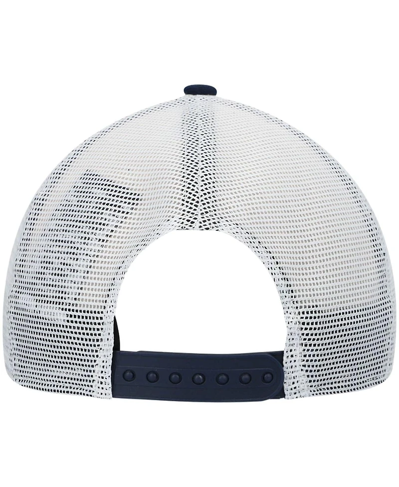 Men's New Era Navy Dallas Cowboys Basic Trucker 9FORTY Snapback Hat