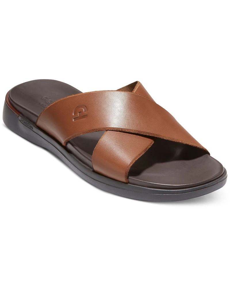 Cole Haan Men's Grand Ambition Crisscross Slide Sandal