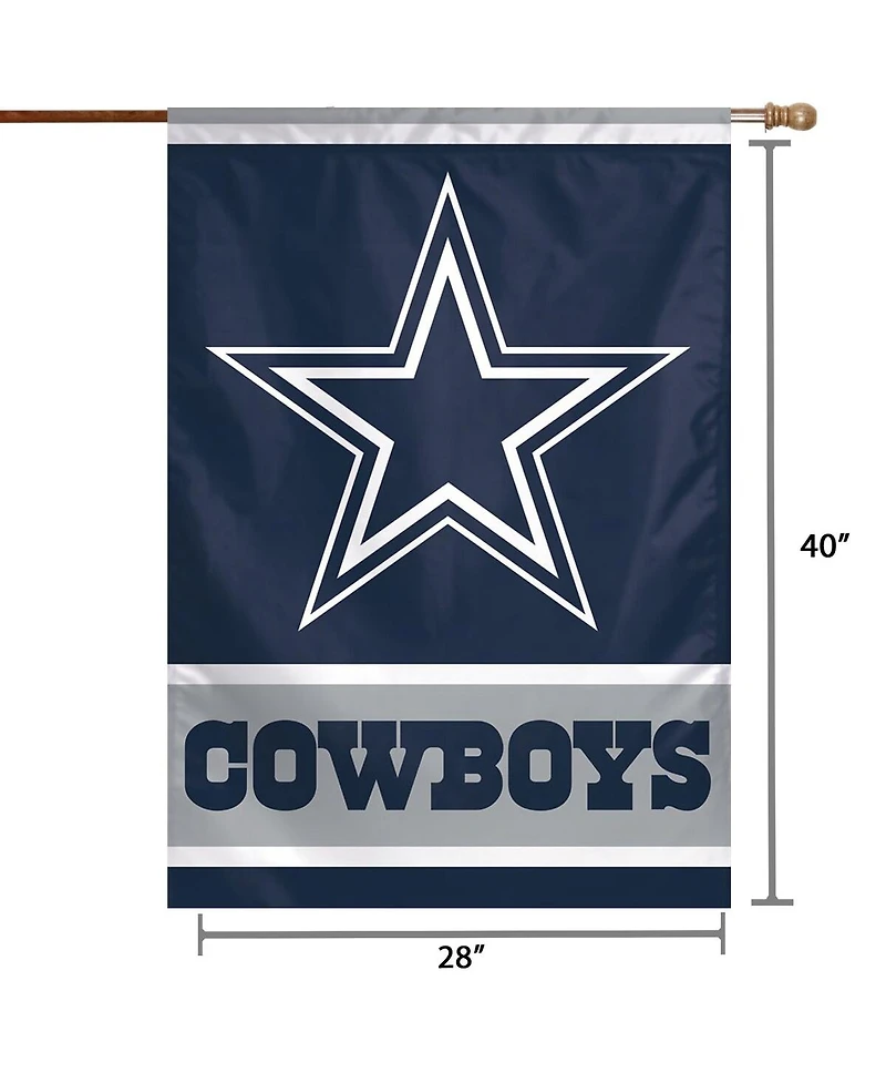 WinCraft Dallas Cowboys 28" x 40" Primary Logo House Flag