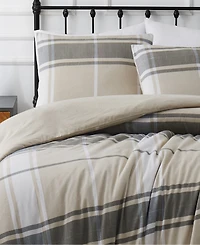 Truly Soft Preston Plaid 3 Piece Flannel Comforter Set