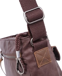 Tsd Brand Urban Light Canvas Crossbody Handbag