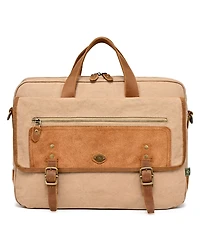 Tsd Brand Valley Oak Canvas Brief Bag
