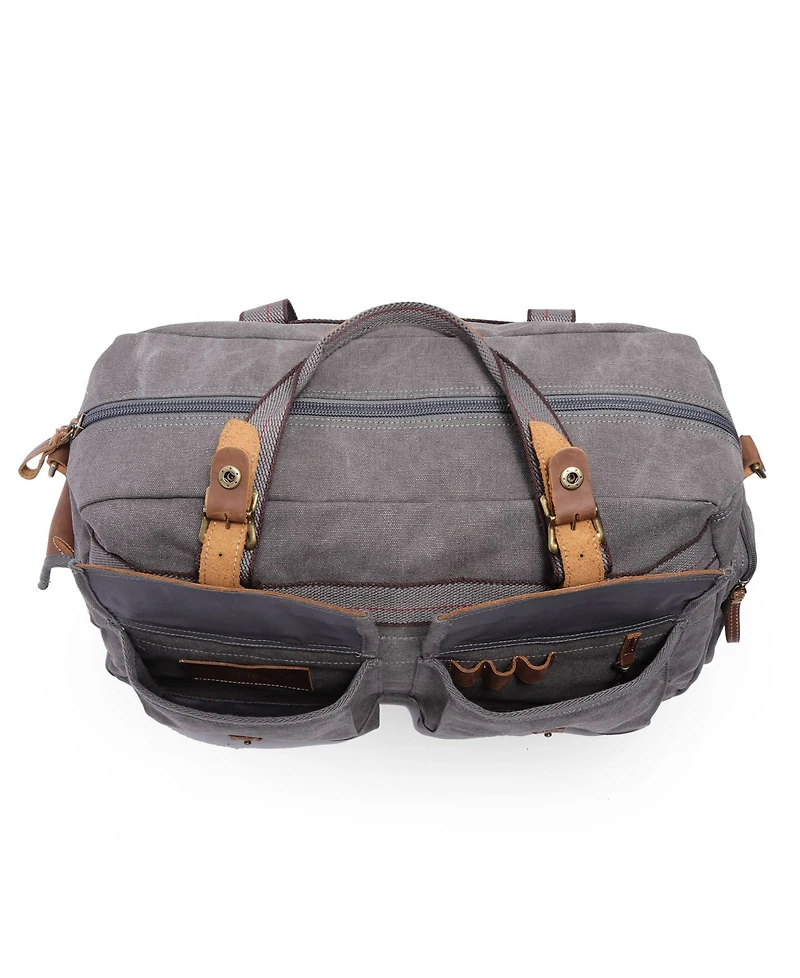 Tsd Brand Turtle Ridge Canvas Duffel Bag