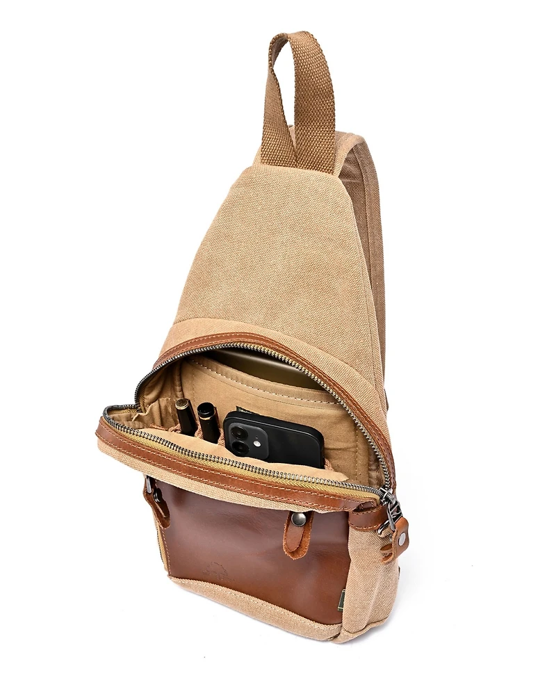 Tsd Brand Torreya Canvas Sling Bag