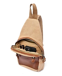 Tsd Brand Torreya Canvas Sling Bag