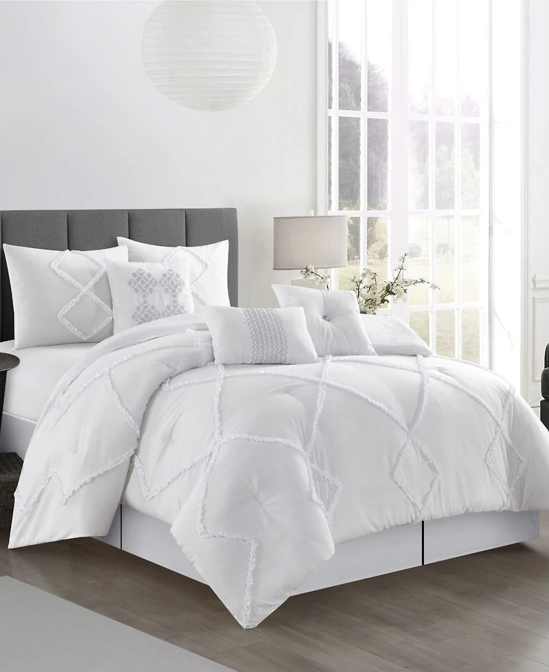 Stratford Park Amber 7-Piece Comforter Set, California King