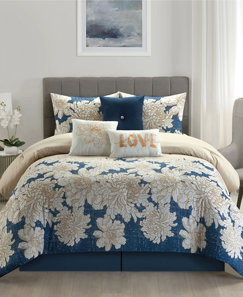 Stratford Park Wesley 7-Piece Comforter Set, King
