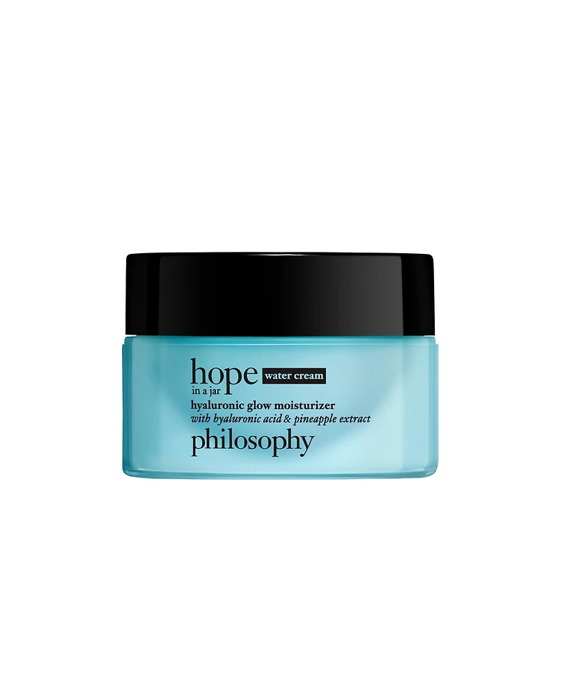 philosophy hope in a jar hyaluronic glow moisturizer with hyaluronic acid & pineapple extract, 0.5-oz.