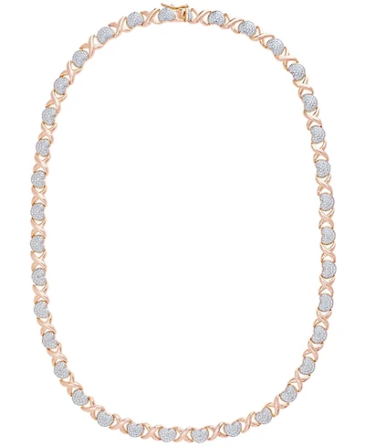 Macy's Women's Diamond Accent Heart Necklace