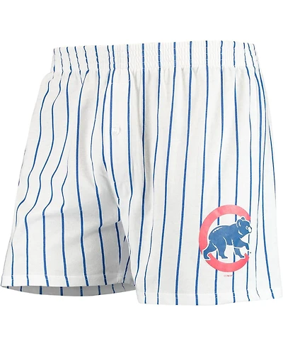 Men's Concepts Sport White Chicago Cubs Vigor Boxer Shorts