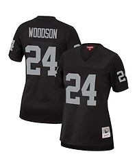 Women's Mitchell & Ness Charles Woodson Black Las Vegas Raiders Legacy Replica Team Jersey