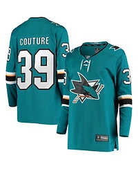 Women's Fanatics Logan Couture Teal San Jose Sharks Breakaway Home Player Jersey