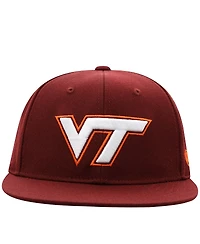 Men's Top of the World Maroon Virginia Tech Hokies Team Color Fitted Hat