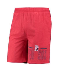 Men's Concepts Sport Red, Navy Boston Red Sox Meter T-shirt and Shorts Sleep Set