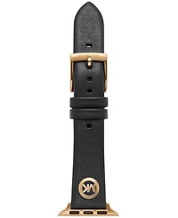 Michael Kors Black Leather Band for Apple Watch 38mm and 40mm