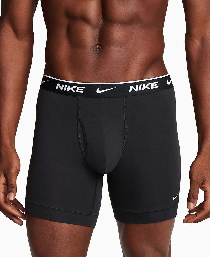 Nike Men's 3-Pack Dri-fit Essential Cotton Stretch Boxer Briefs