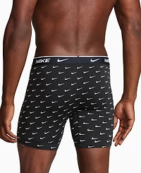 Nike Men's 3-Pack Dri-fit Essential Cotton Stretch Boxer Briefs