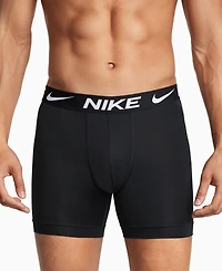 Nike Men's 3-Pack Dri-fit Essential Micro Long Boxer Briefs