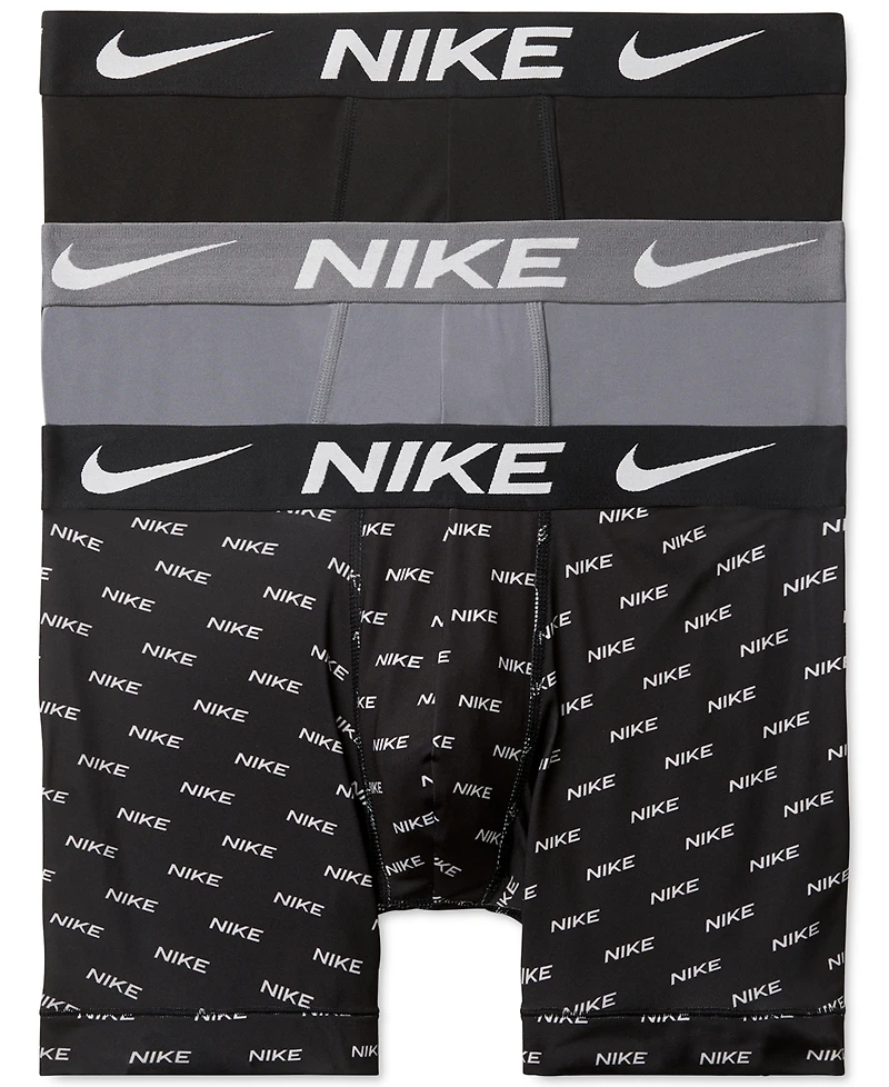 Nike Men's 3-Pack Dri-Fit Essential Micro Boxer Briefs