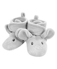 Hudson Baby Boys Unisex Cozy Animal-Inspired Fleece Footwear Duo