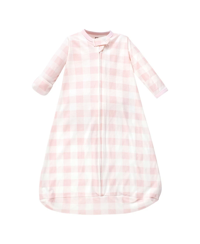 Hudson Baby Baby Girls Hudson Cotton Long-Sleeve Wearable Sleeping Bag