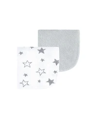 Luvable Friends Baby Boys Washcloths, Pack of 48