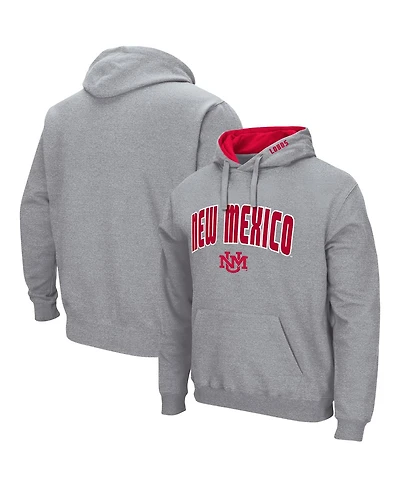 Colosseum Men's New Mexico Lobos Arch and Logo Pullover Hoodie