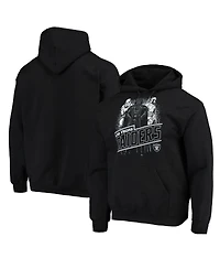 Men's Junk Food Black Las Vegas Raiders Star Wars Empire Pullover Hoodie