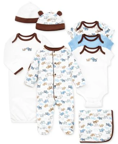 Little Me Baby Boys Cute Puppies Gift Bundle Collection