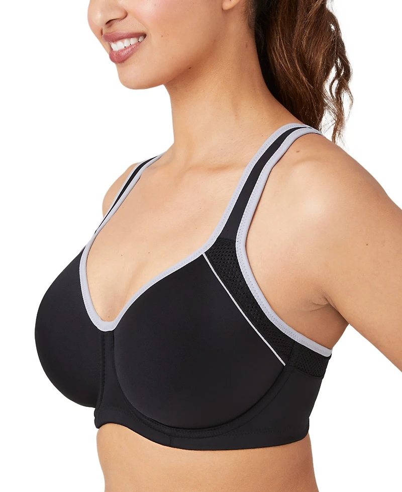 Wacoal Women's Contrast Trim Contour Sport Bra 853302