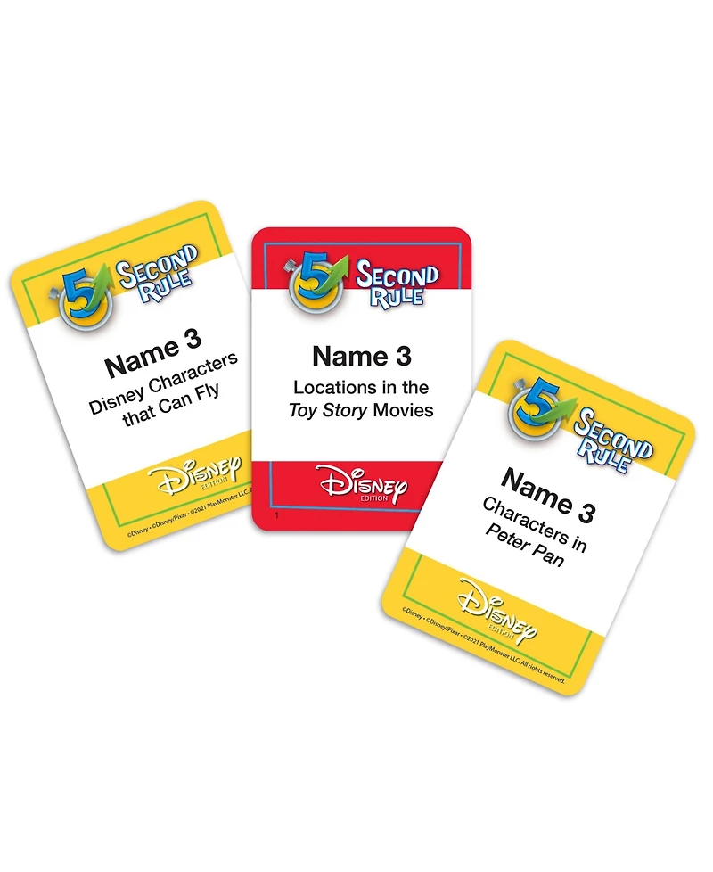 5 Second Rule Disney Edition Fun Family Game About Your Favorite Disney Characters
