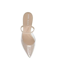 Anne Klein Women's Irie-c Crystal Embellished Kitten Heel Pumps