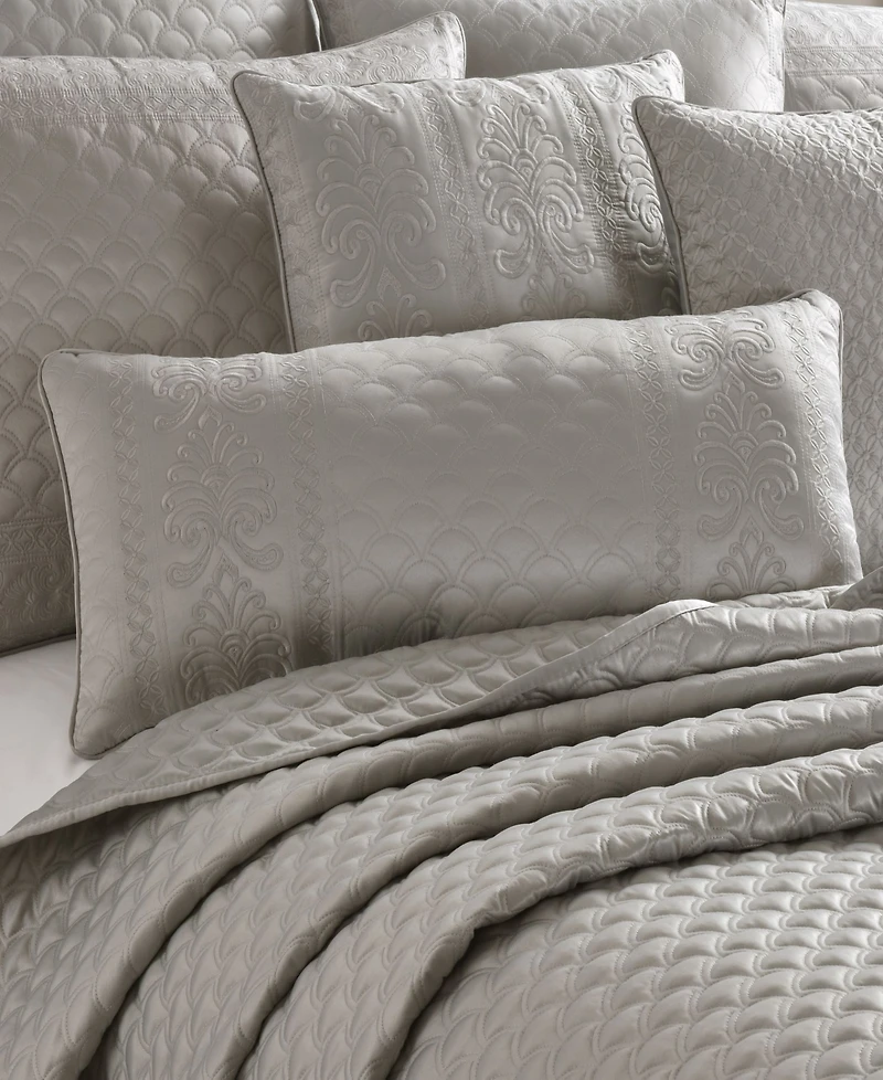 J Queen New York Lyndon Boudoir Decorative Pillow, 12" x 26"
