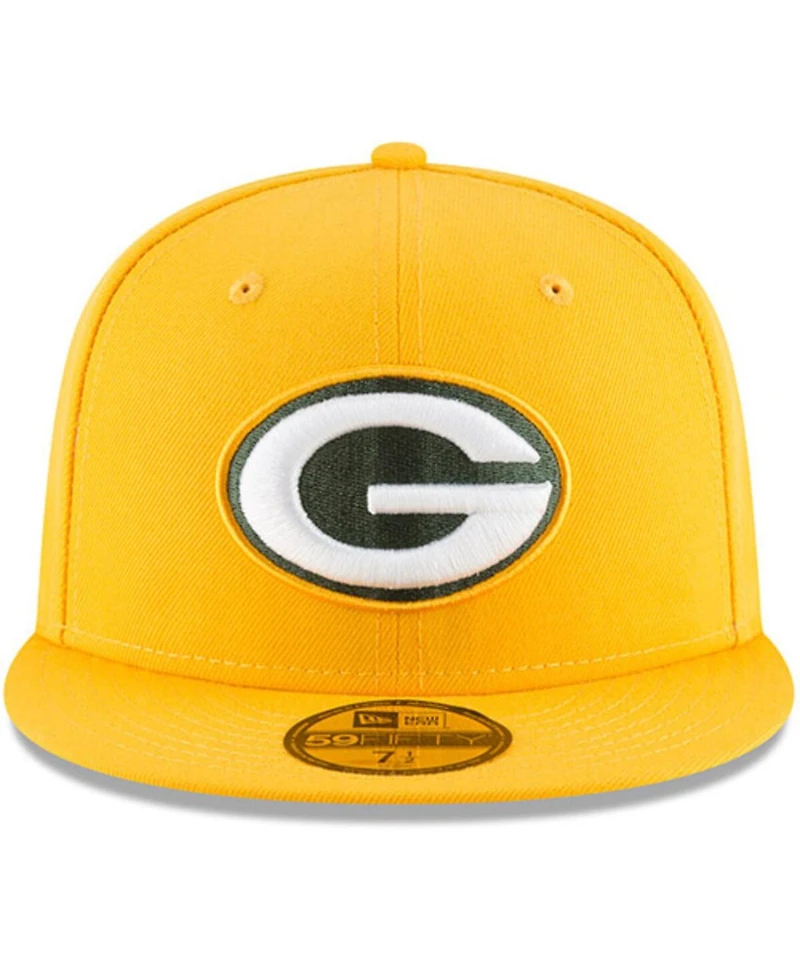 Men's New Era Gold Green Bay Packers Omaha 59Fifty Hat