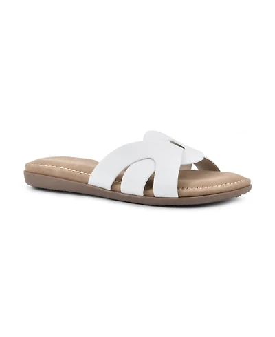 Cliffs by White Mountain Women's Fortunate Slide Sandal