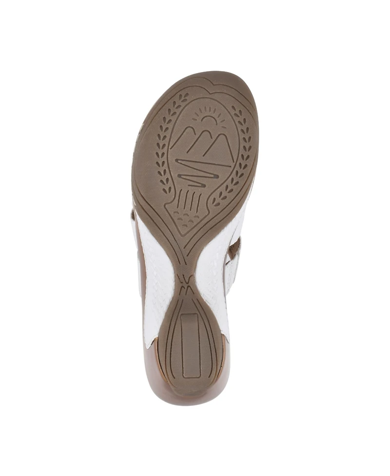 White Mountain Women's Valora Clog Slide Sandals