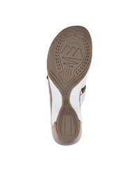White Mountain Women's Valora Clog Slide Sandals