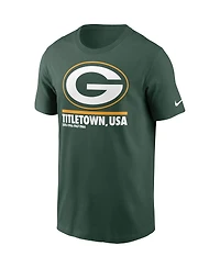 Men's Nike Green Bay Packers Hometown Collection Title Town T-shirt