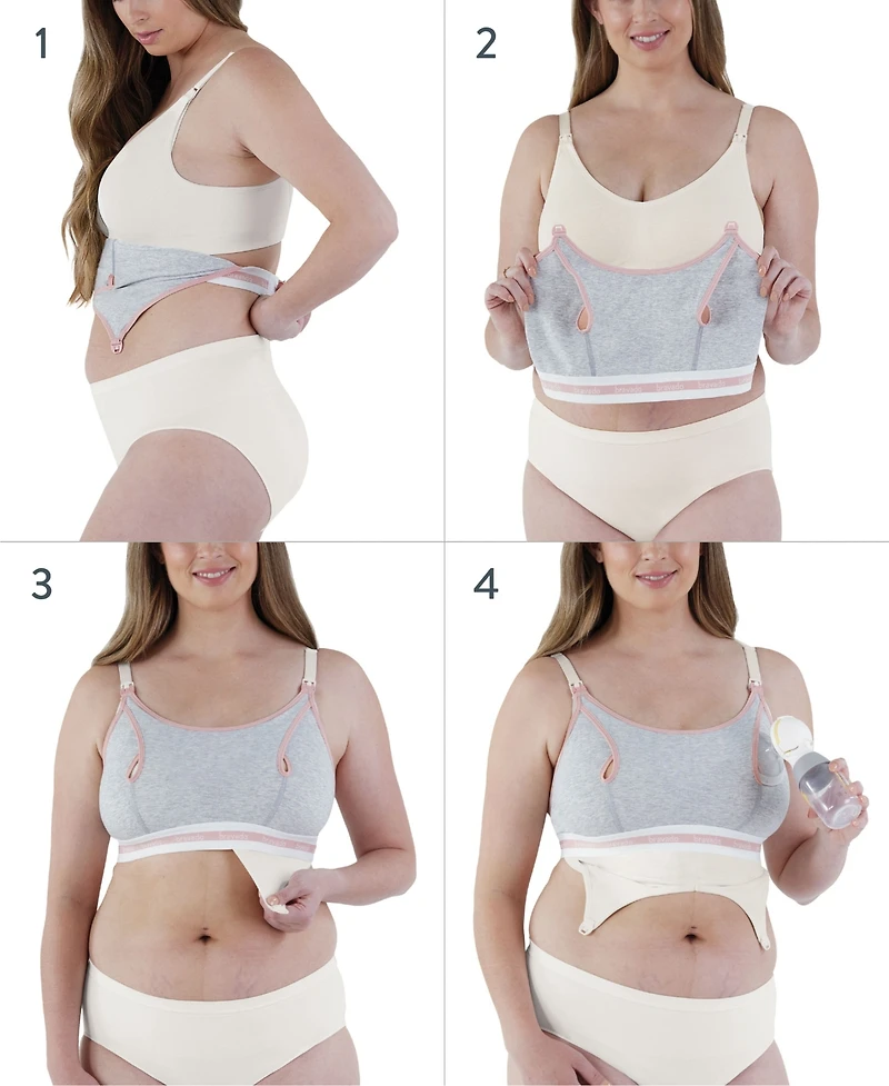 Bravado Designs Women's Clip and Pump Hands Free Nursing Bra Accessories