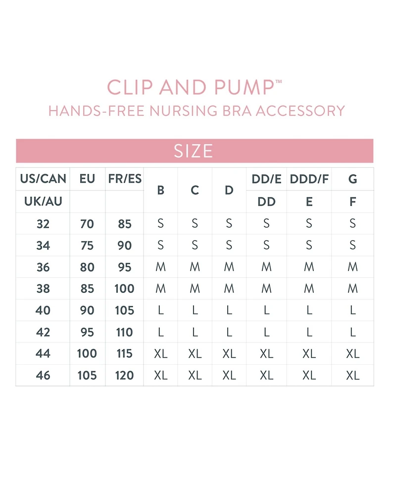 Bravado Designs Women's Clip and Pump Hands Free Nursing Bra Accessories