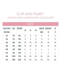 Bravado Designs Women's Clip and Pump Hands Free Nursing Bra Accessories