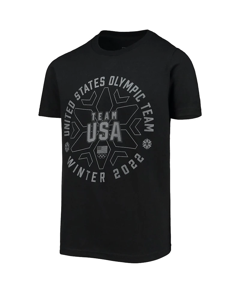 Big Boys Black Team Usa Each Athlete Is Unique T-shirt